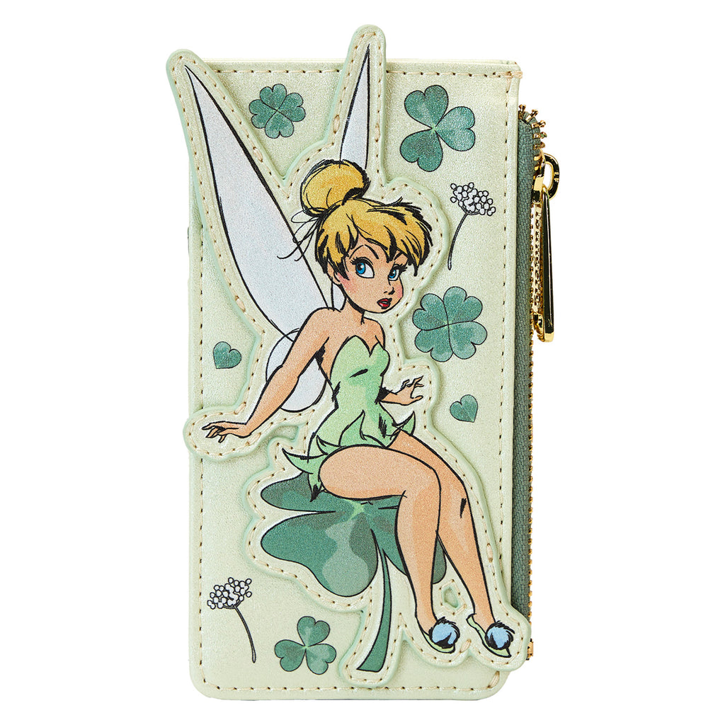 Loungefly DISNEY TINKERBELL 4 LEAF CLOVER LARGE CARDHOLDER