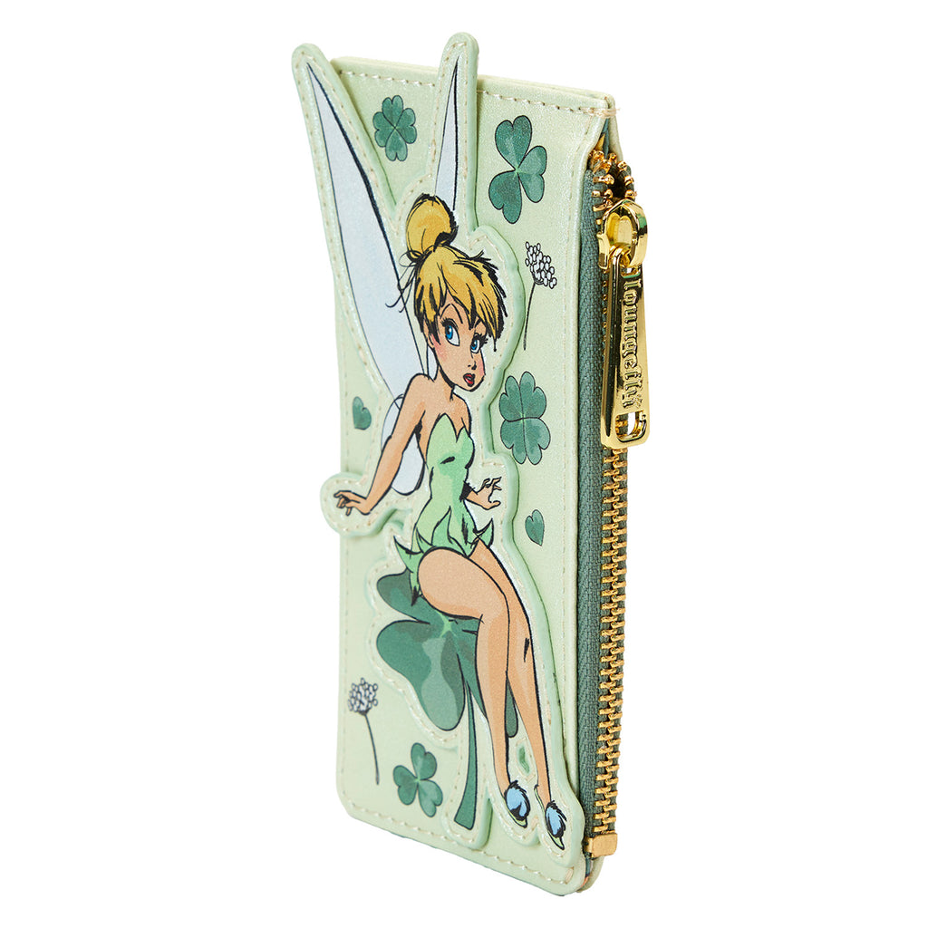 Loungefly DISNEY TINKERBELL 4 LEAF CLOVER LARGE CARDHOLDER