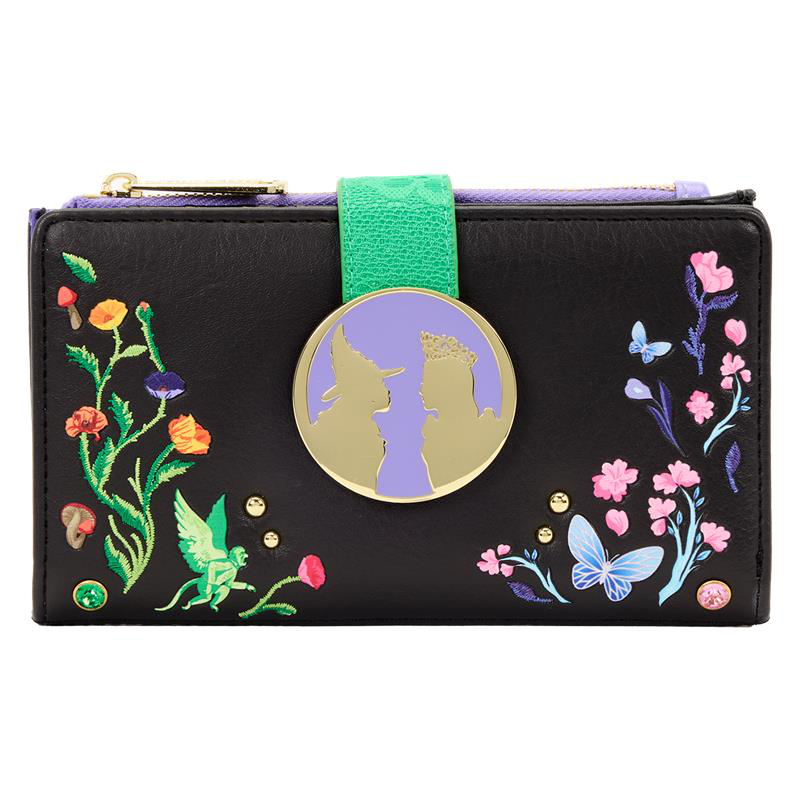 Loungefly Universal Wicked Glinda & Elphaba Floral and Lace Wallet