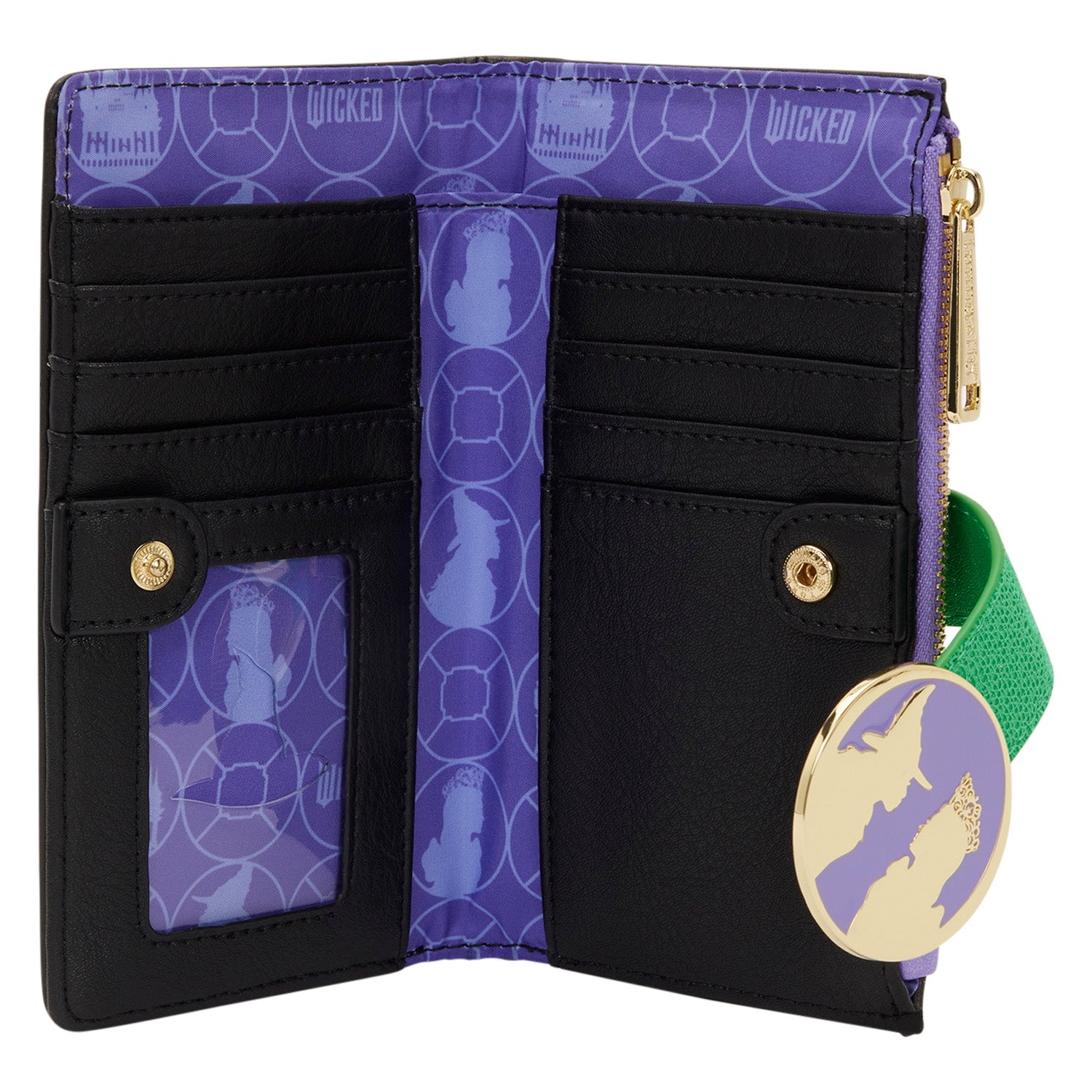 Loungefly Universal Wicked Glinda & Elphaba Floral and Lace Wallet