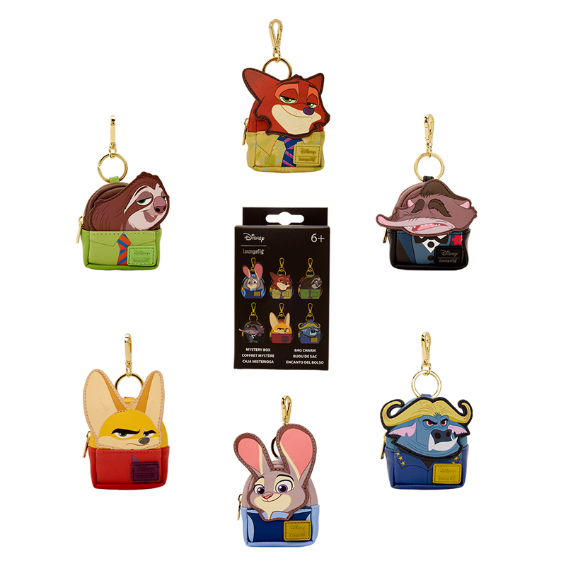 Loungfly Disney Zootopia Mystery Mini Backpack Keychain Charm