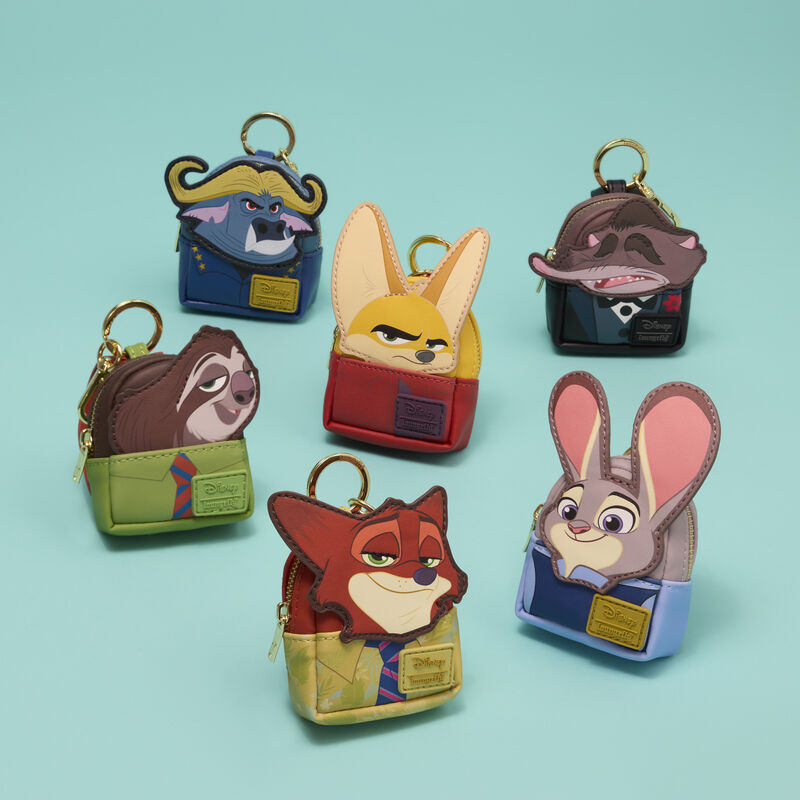 Loungfly Disney Zootopia Mystery Mini Backpack Keychain Charm