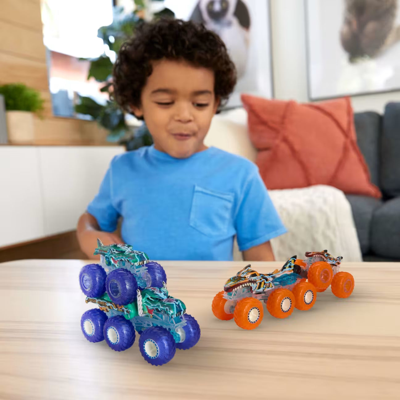 Hot Wheels Monster Trucks Power Smashers Toy Truck & Big Rig Multipack