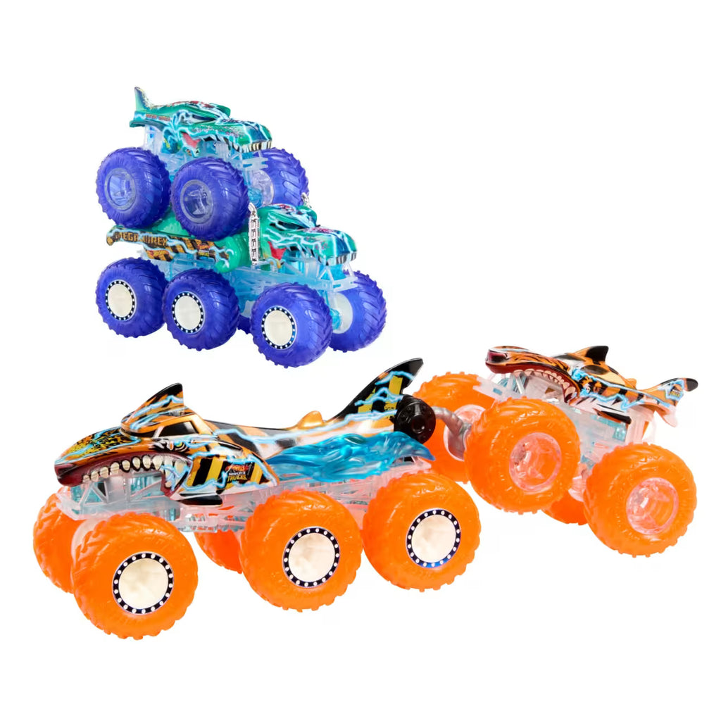 Hot Wheels Monster Trucks Power Smashers Toy Truck & Big Rig Multipack