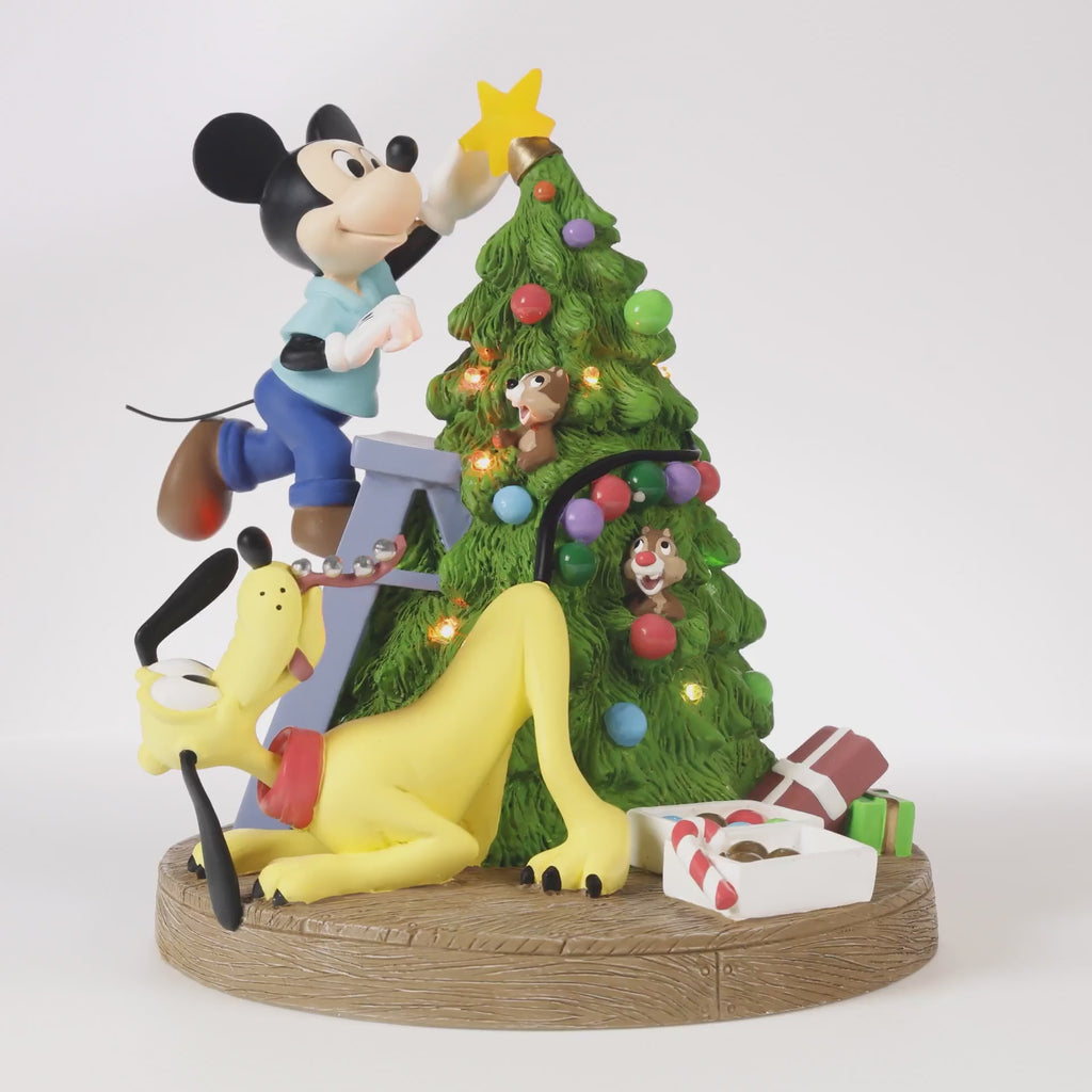Mickey Christmas Tree LED Figurine