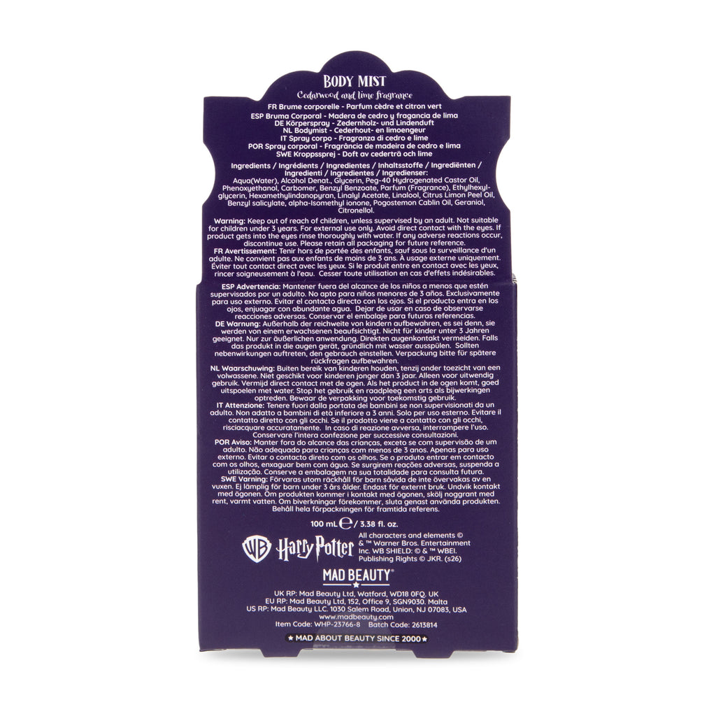 Harry Potter 9 3/4 Body Mist