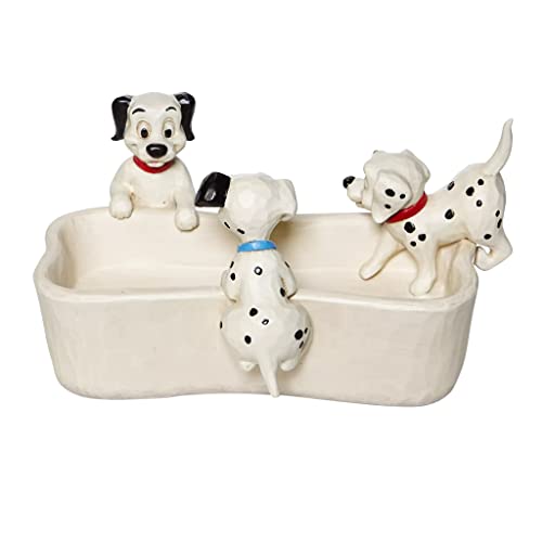 Disney Traditions by Jim Shore 101 Dalmatians Bone Bowl Figurine