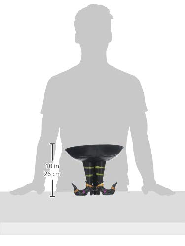 Metal Candy Bowl With Witch Boots