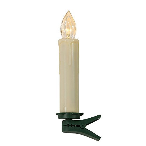 Kurt Adler Battery-Operated 5 Flicker Warm White LED Candle Light Set