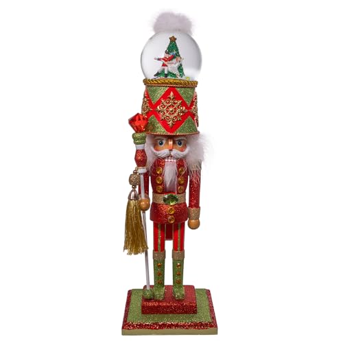 Hollywood Nutcrackers™ Light-Up Snowglobe Musical Soldier Nutcracker