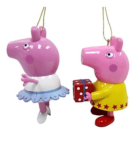 Kurt Adler -Peppa Pig Ballerina Christmas Tree Ornaments