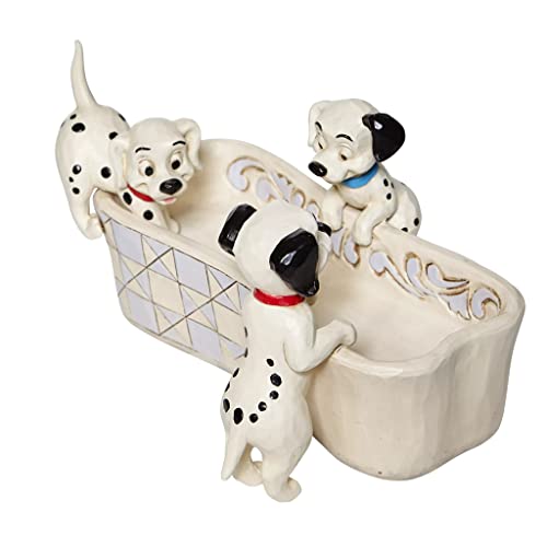 Disney Traditions by Jim Shore 101 Dalmatians Bone Bowl Figurine