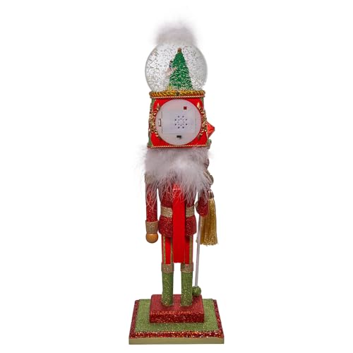 Hollywood Nutcrackers™ Light-Up Snowglobe Musical Soldier Nutcracker