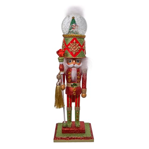 Hollywood Nutcrackers™ Light-Up Snowglobe Musical Soldier Nutcracker