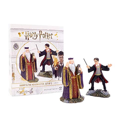 Department56 Potter Village Harry and Headmaster Figurine Set