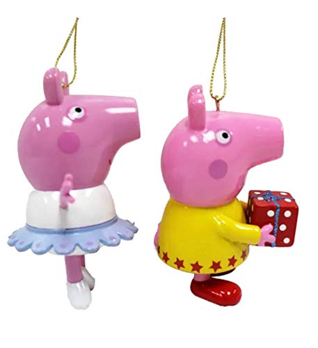 Kurt Adler -Peppa Pig Ballerina Christmas Tree Ornaments