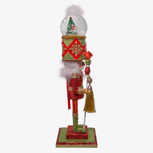 Hollywood Nutcrackers™ Light-Up Snowglobe Musical Soldier Nutcracker