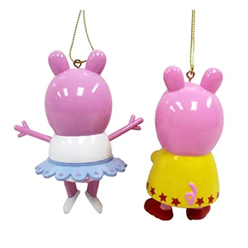 Kurt Adler -Peppa Pig Ballerina Christmas Tree Ornaments