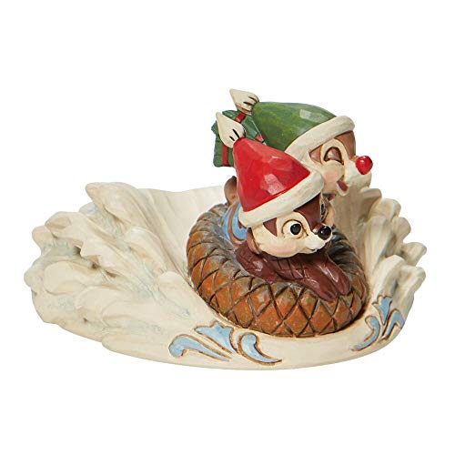 Disney Traditions Chip n' Dale Sledding Saucer Figurine by Jim Shore