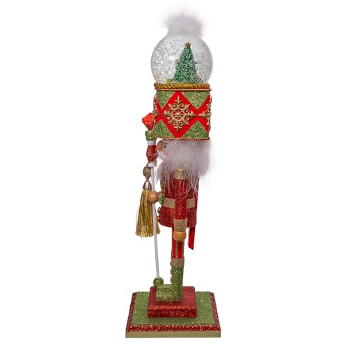 Hollywood Nutcrackers™ Light-Up Snowglobe Musical Soldier Nutcracker
