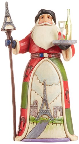 Jim Shore Heartwood Creek French Santa Stone Resin Figurine