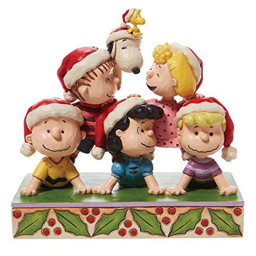 Jim Shore Peanuts Holiday Pyramid Figurine