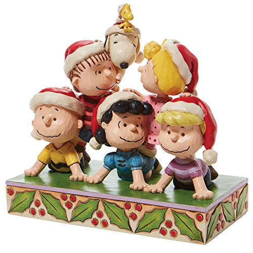 Jim Shore Peanuts Holiday Pyramid Figurine