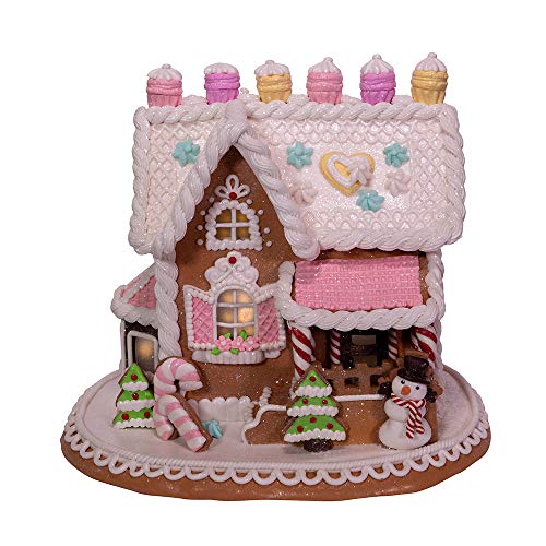 Kurt S. Adler 9-Inch LED Lights Gingerbread House