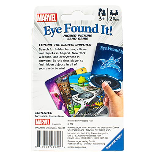 Ravensburger Marvel Eye Found It Card Game