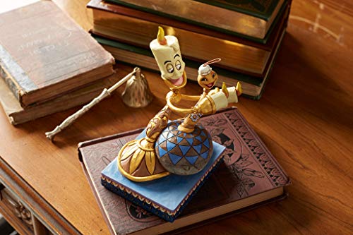 Disney Traditions Beauty and The Beast Lumiere and Plumette Figurine