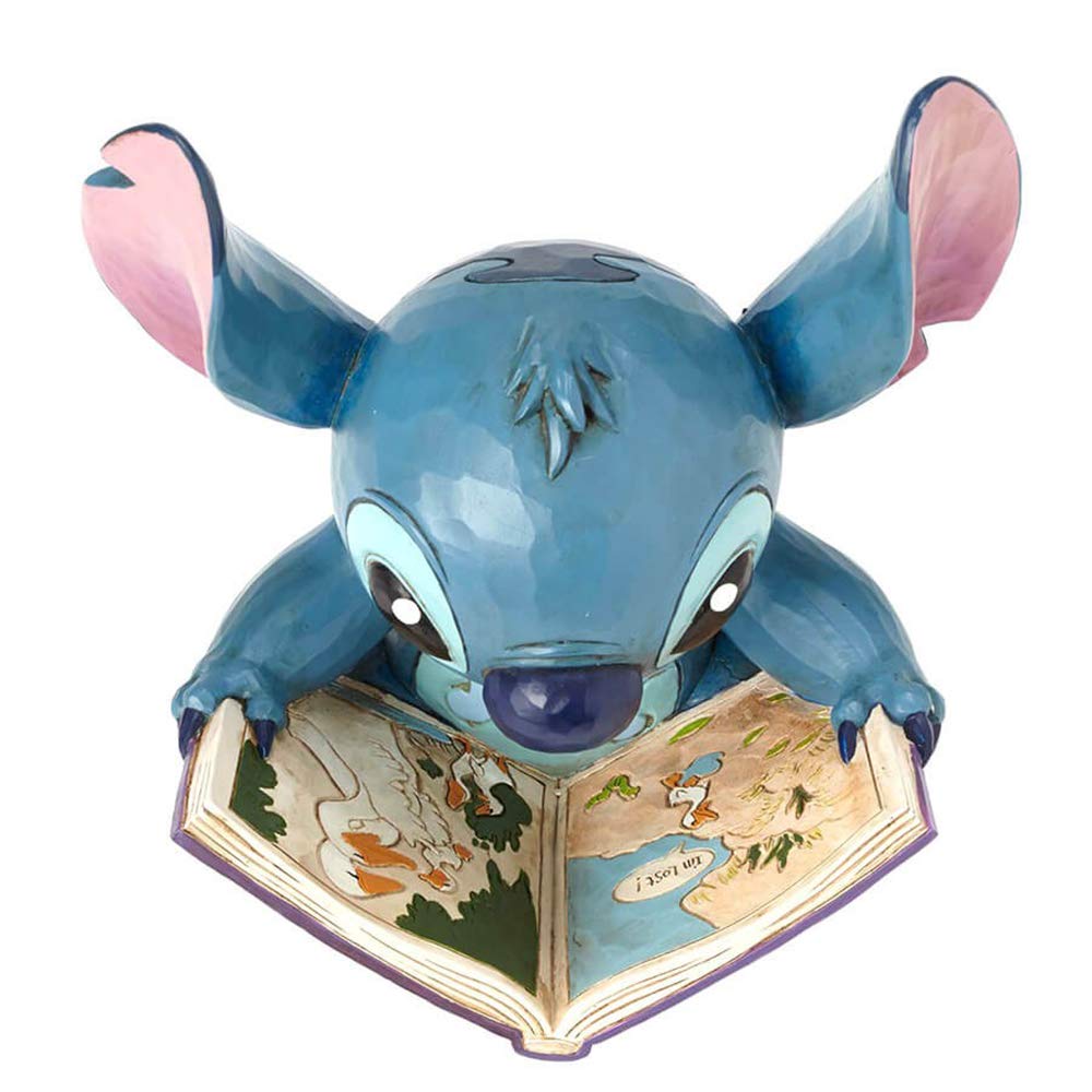 Disney Traditions Stitch with a Storybook Figurine