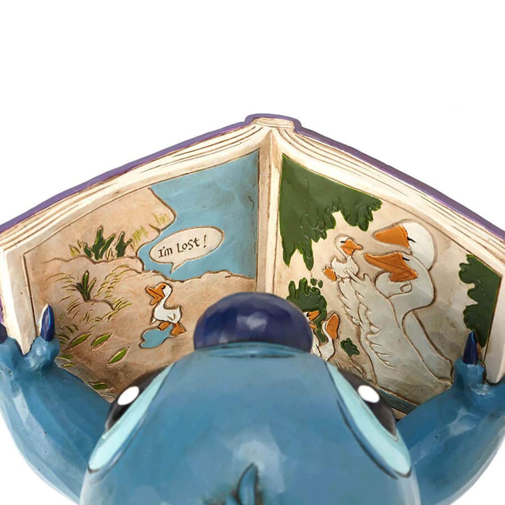 Disney Traditions Stitch with a Storybook Figurine