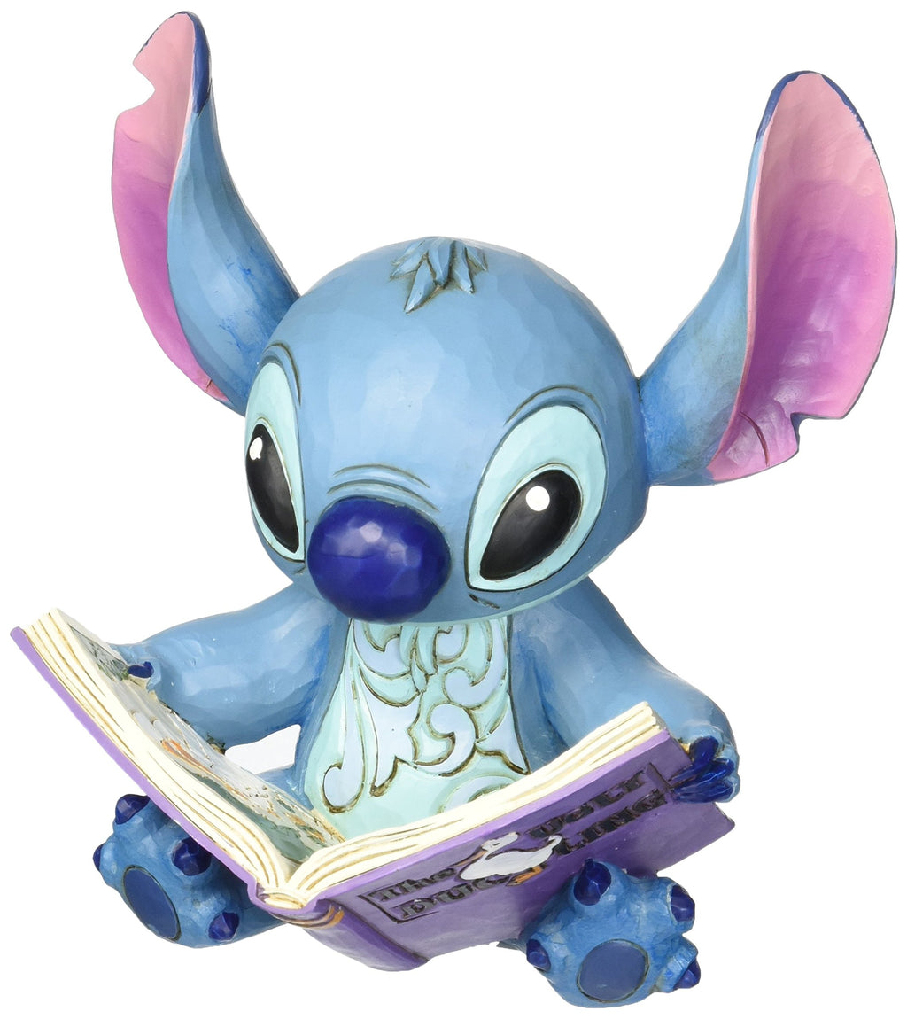Disney Traditions Stitch with a Storybook Figurine