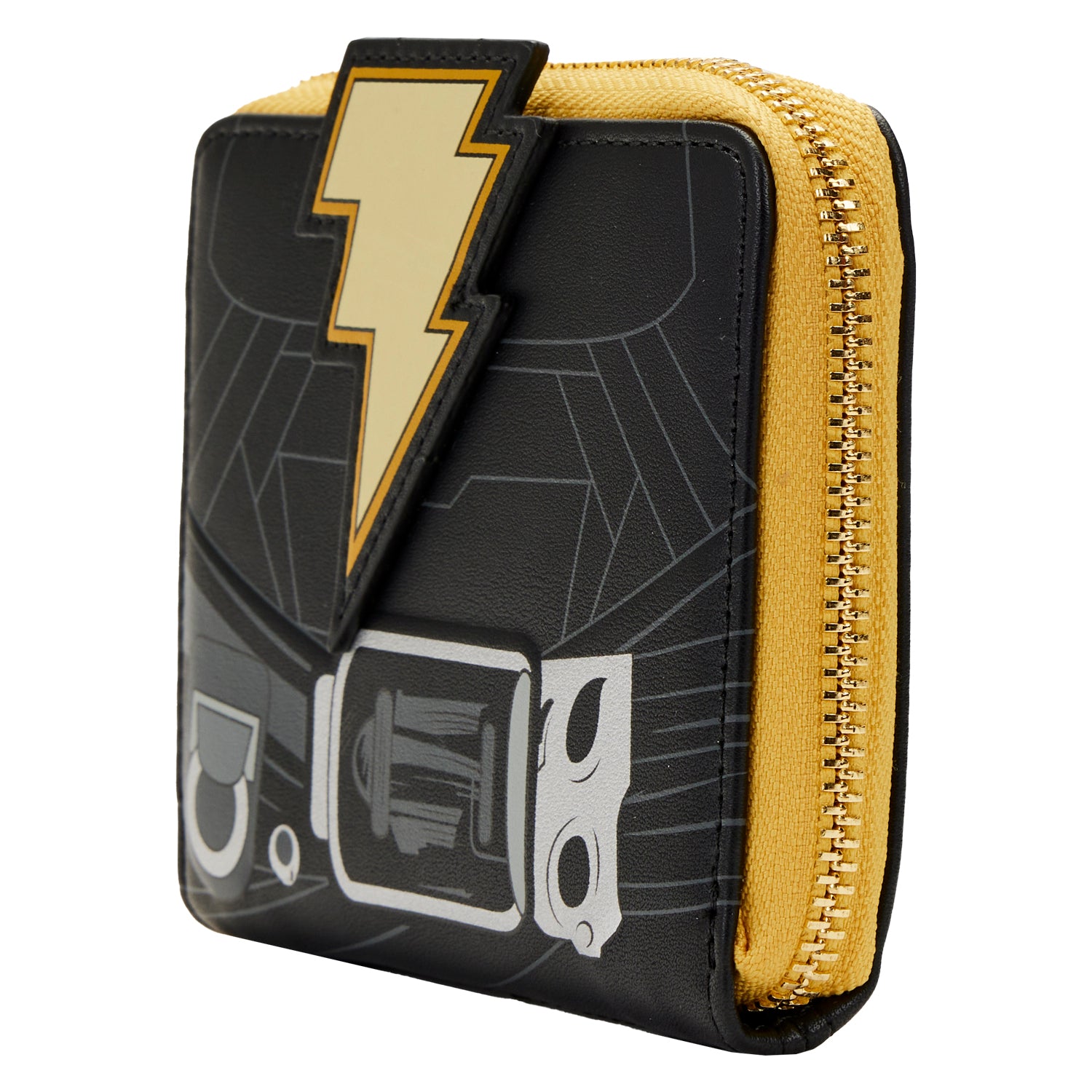 Loungefly Black Adam Light Up Cosplay Zip Around Wallet