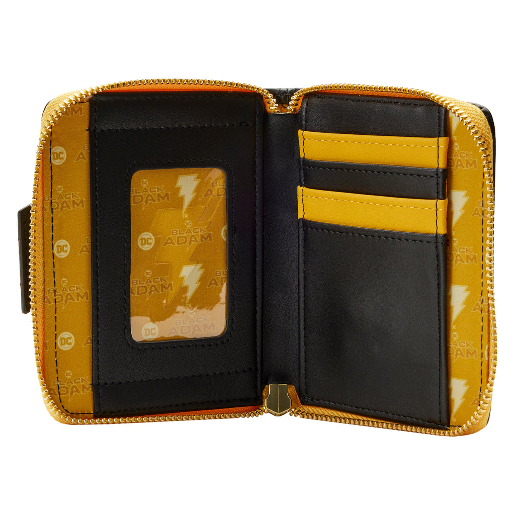 Loungefly Black Adam Light Up Cosplay Zip Around Wallet