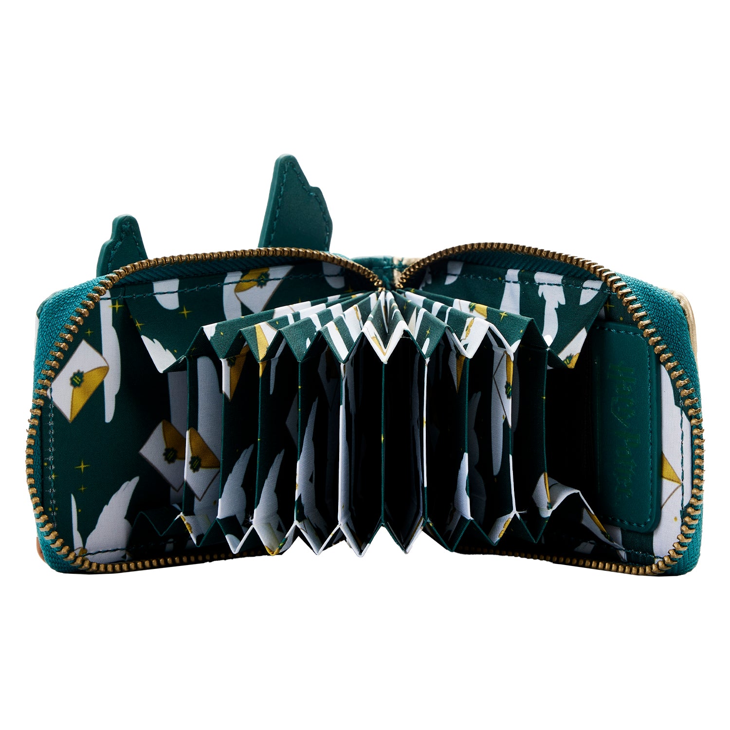 Loungefly Harry Potter Golden Hogwarts Castle Accordion Wallet