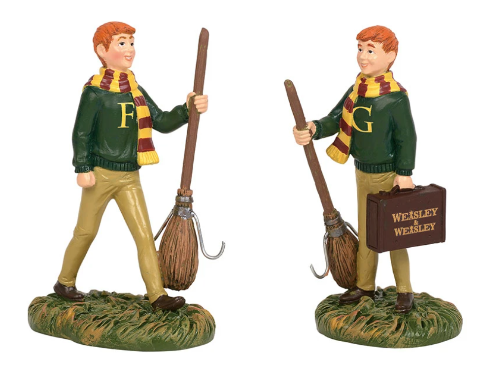 Department 56 Harry Potter Village Fred & George Weasley Figurine