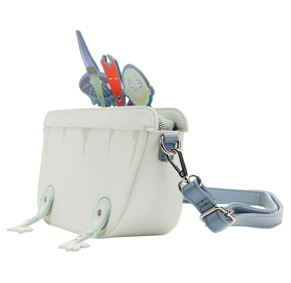 Loungefly The Nightmare Before Christmas Lock, Shock, & Barrel Crossbody Bag