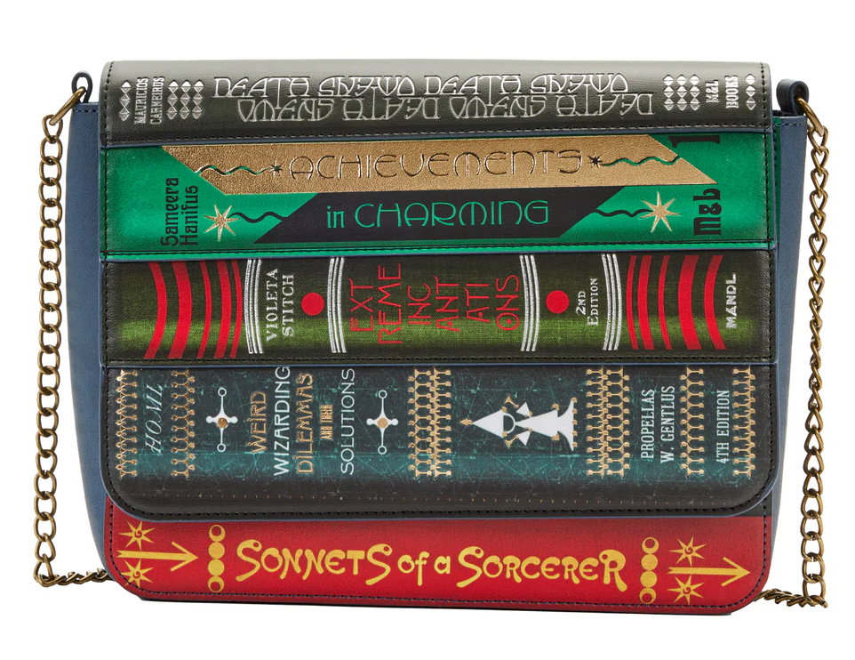 Loungefly Fantastic Beasts Magical Books Chain Strap Crossbody Bag