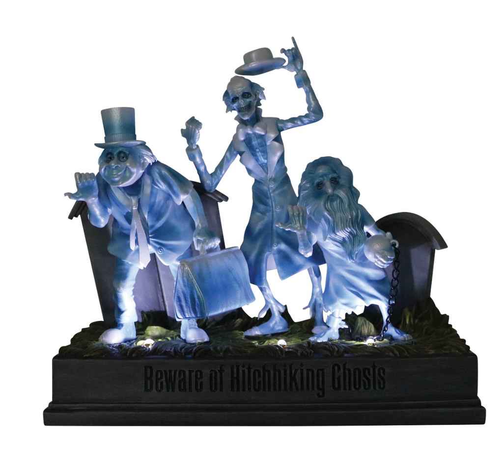 Department 56 Disney Showcase Lighted Hitchhiking Ghosts Figure