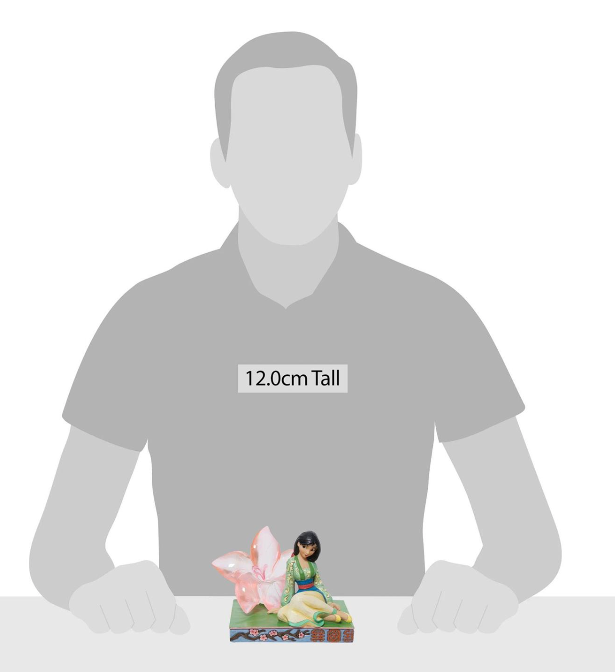 Disney Traditions Mulan Clear Resin Cherry Blossom