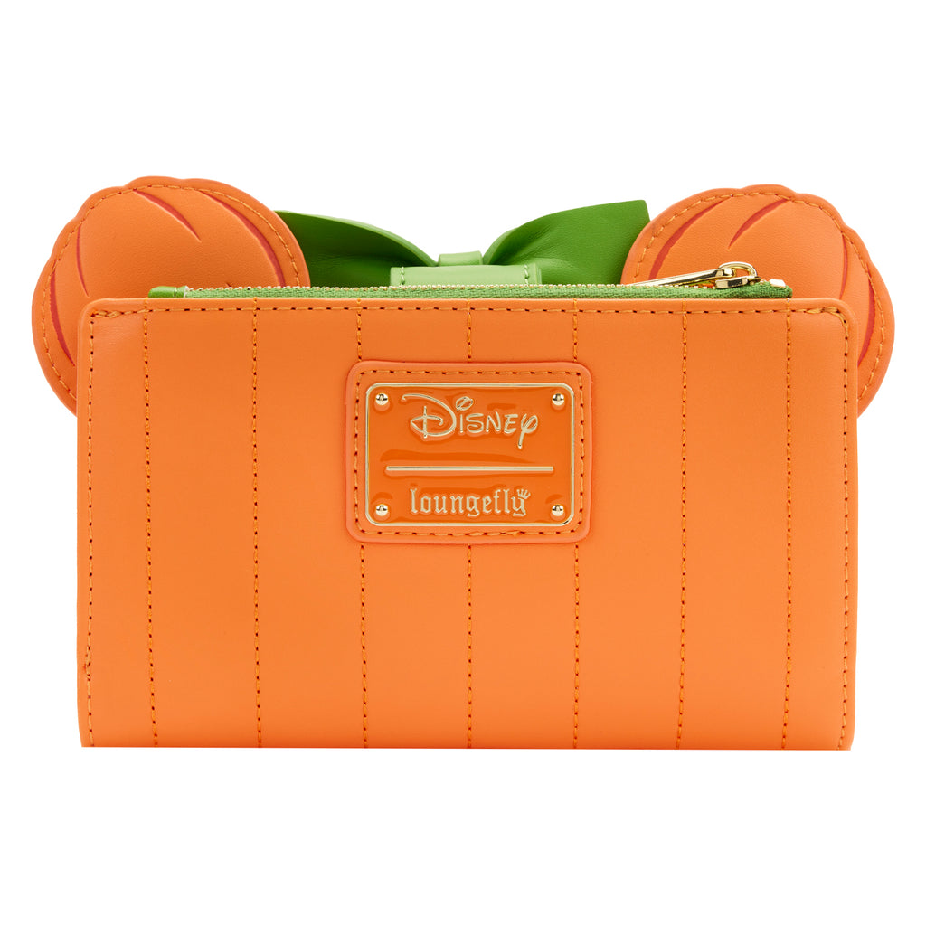 Loungefly Minnie Mouse Glow in the Dark Pumpkin Flap Wallet